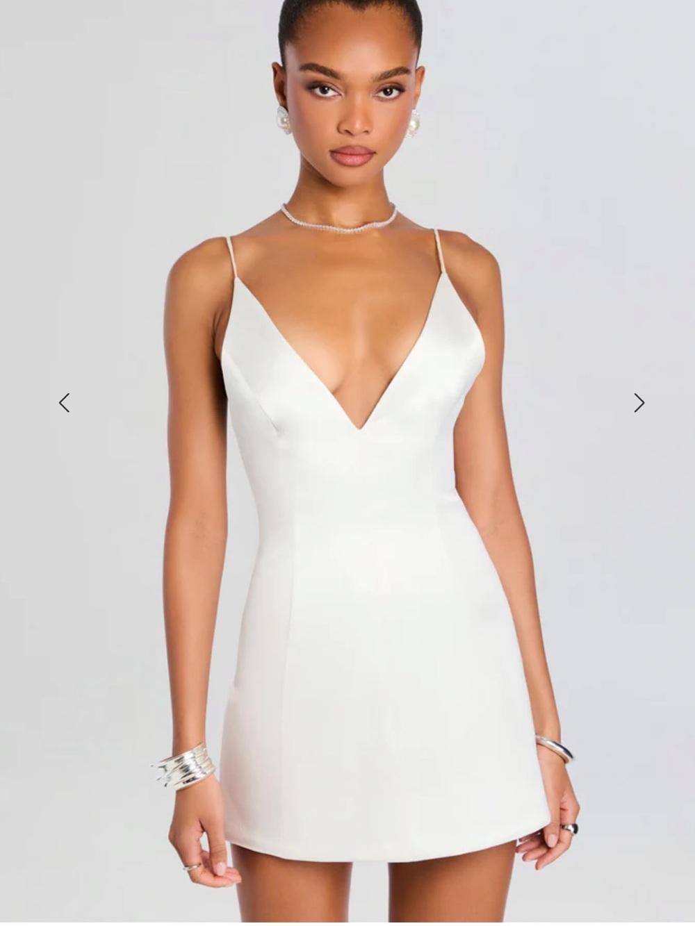 Retrofete Giavanna Mini Dress in White